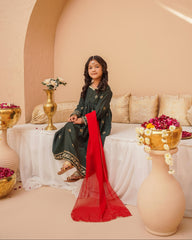 Emarald Aura Frock - Girl