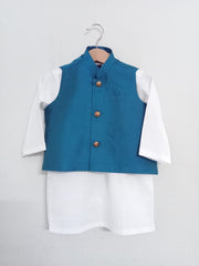 Peacock Blue Waistcoat only