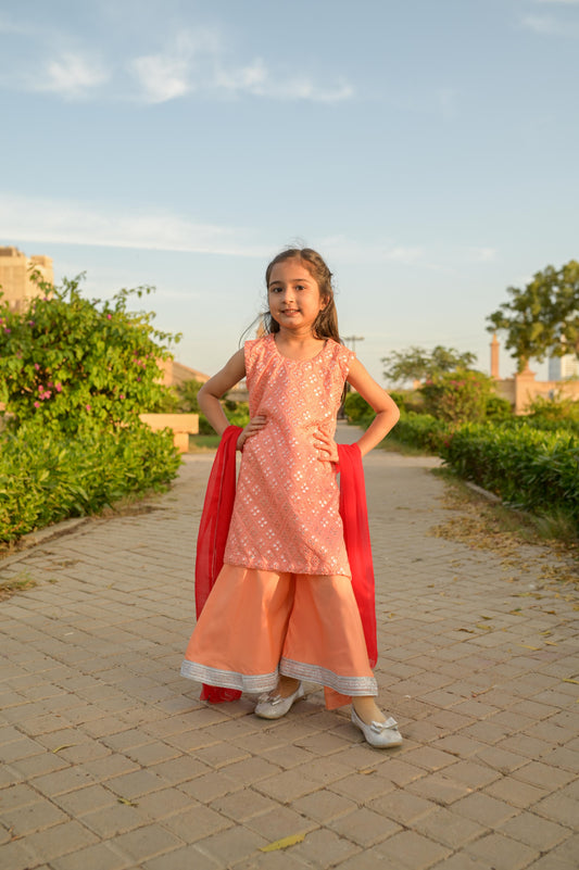 Silver Whisper Peach - Girl